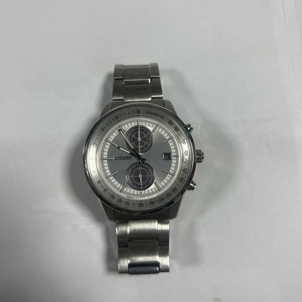 Citizen Silver-Tone Chronograph Stainless Steel Watch