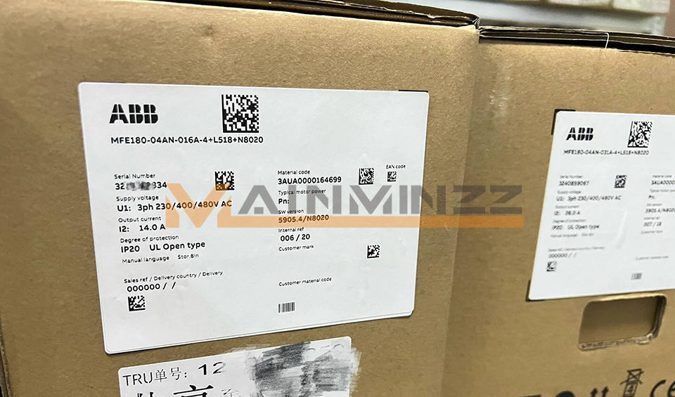 ONE ABB SERVO DRIVE MFE180-04AN-016A-4+L518+N8020 NEW