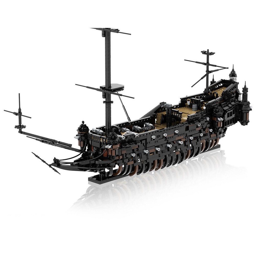 Double Cannon Pirate Ship 4265 Pieces Toys Gift for Christmas MOC Build