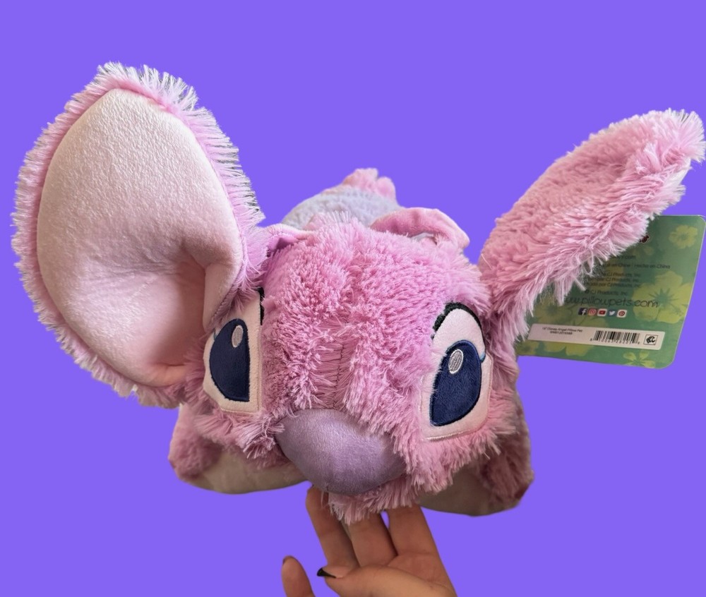 Pillow Pets Disney Stitch Angel Stuffed Animal Plush Toy New NWT