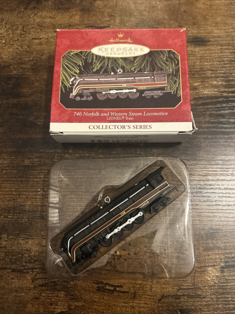 Hallmark Lionel 746 Norfolk & Western Steam Locomotive Keepsake Ornament (AG)