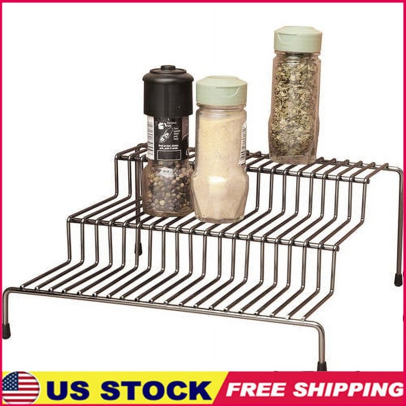 3 Tier Spice Rack Organizer Cabinet Storage Freestanding Sturdy Non Rust New