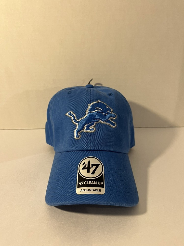 Detroit Lions '47 Brand Blue Clean Up Adjustable Hat