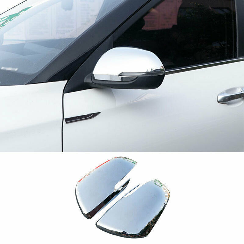 Kia Seltos 2020-2025 Chrome Side Mirror Cover Trim Decor Shell