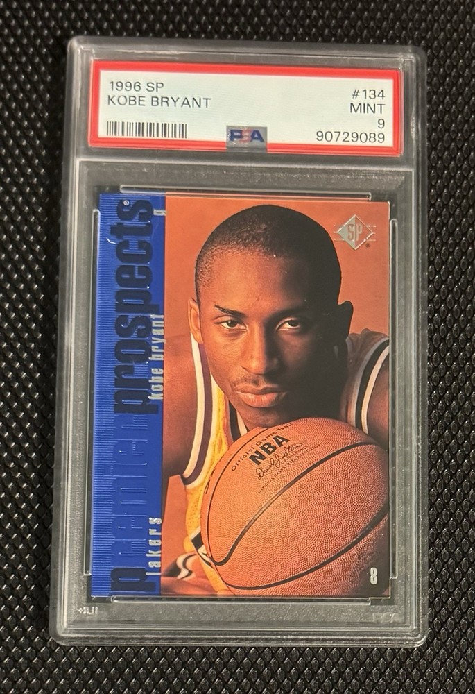 1996 SP KOBE BRYANT #134 ROOKIE RC MINT Lakers PSA 9
