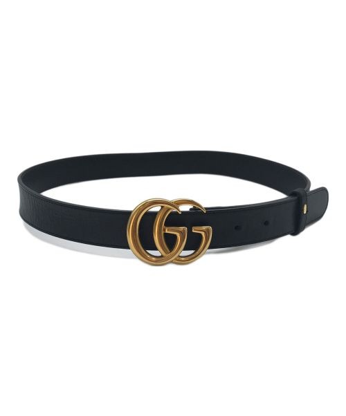 Gucci GG Marmont Leather Belt in Black 414516