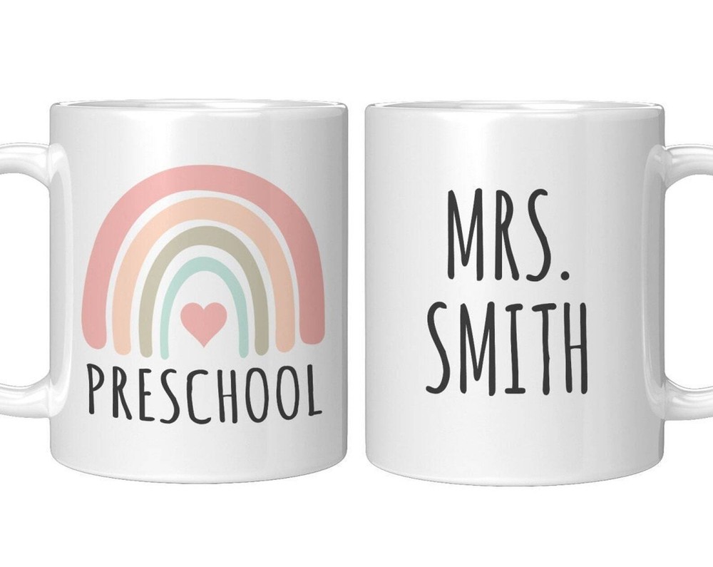 Preschool Teacher Gifts Personalized Preschool Teacher Mug Gift For Preschool