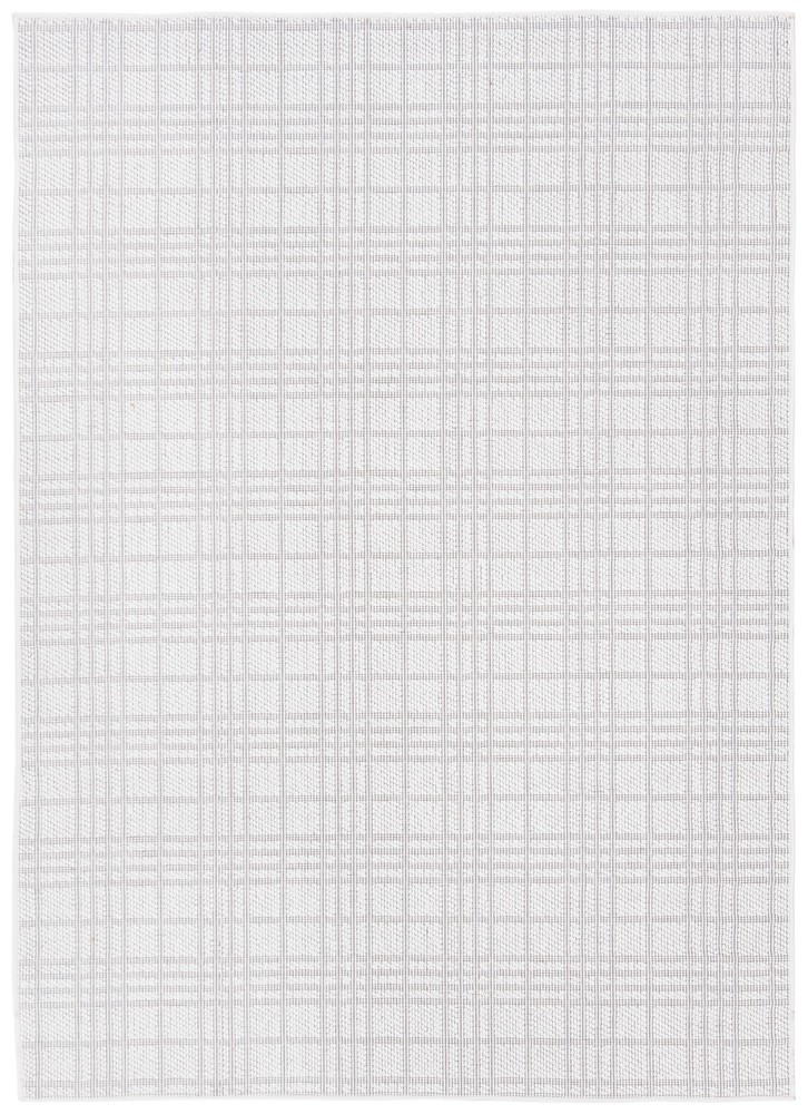 SAFAVIEH Bermuda Lavern Geometric Machine Washable Indoor Outdoor Rug in Ivor