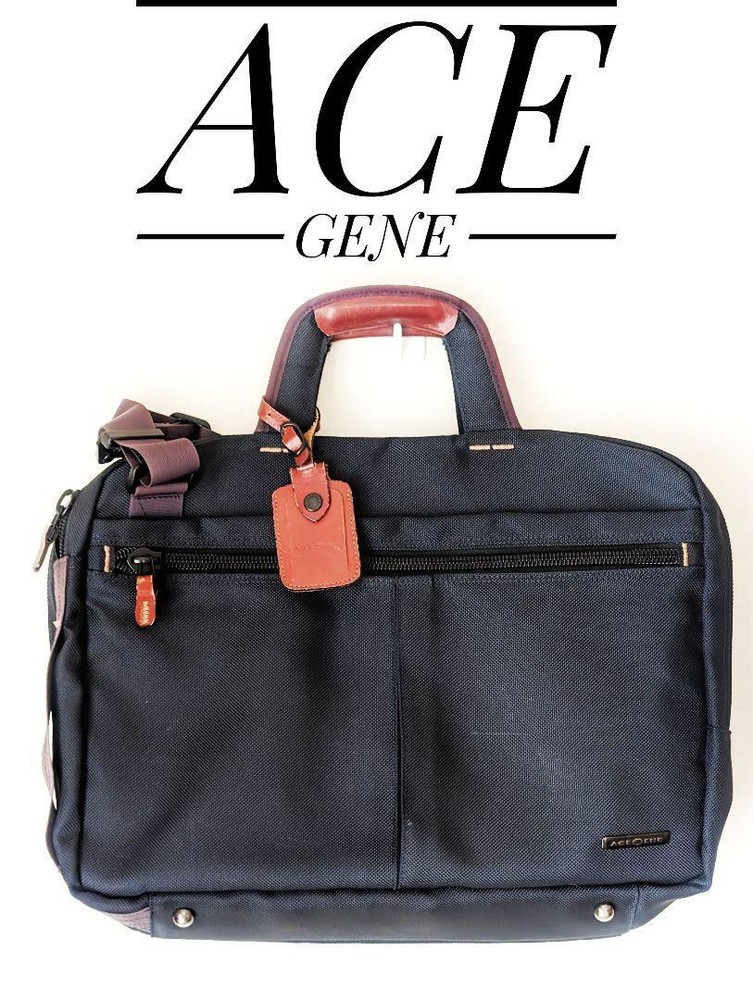 【ACE GENE】ace business bag 2way dark blue shoulder back