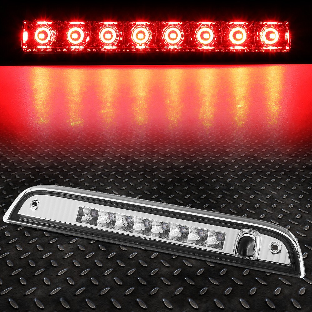 FOR 07-17 JEEP PATRIOT LED THIRD 3RD TAIL BRAKE LIGHT STOP PARKING LAMP CHROME