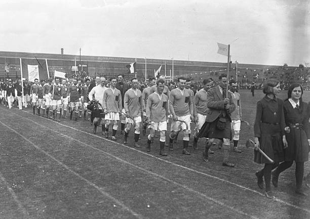 Opening Of Tailteann Games Picture Of Various Teams 1932 Old Ireland Photo