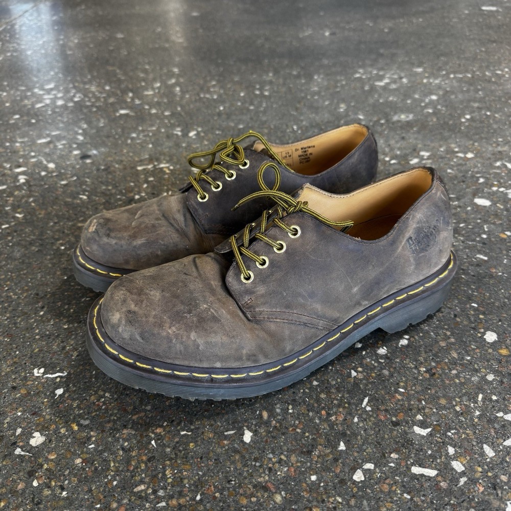 Doc Martens 1561 Oxford Shoes Brown Leather Men's 12 Dr. Martens Grunge