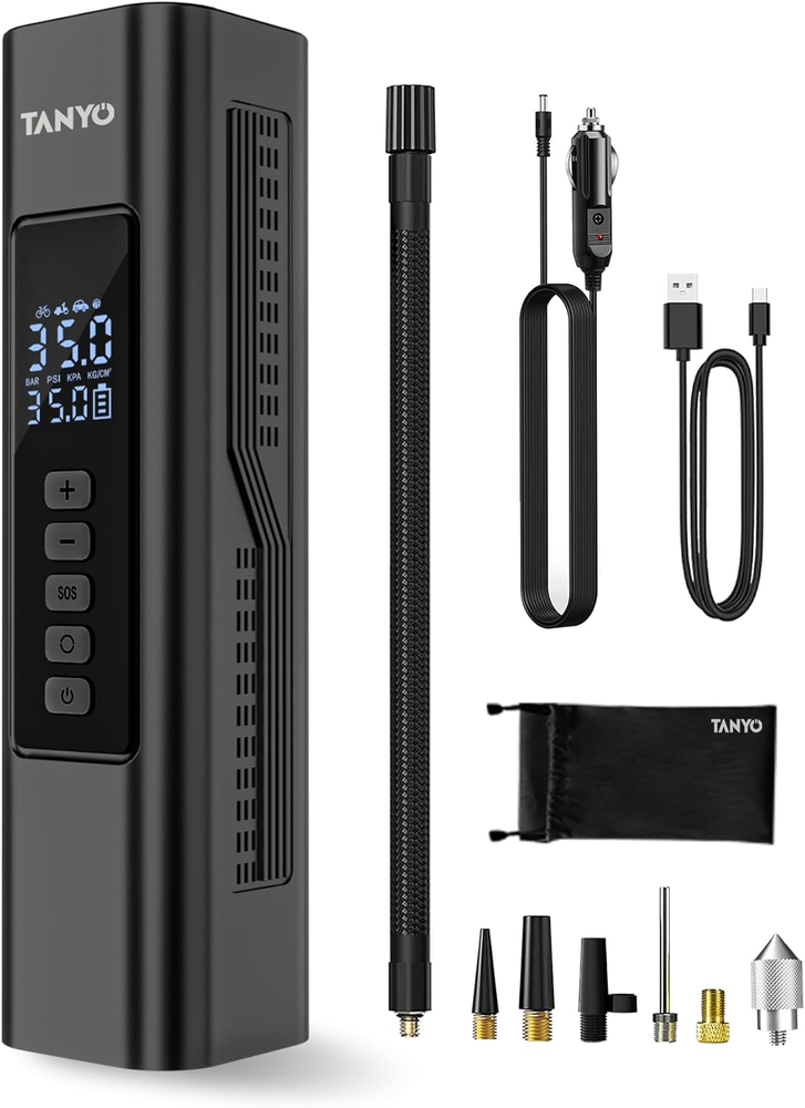 Portable 150PSI Car Tire Inflator Air Compressor Pump for Vehicles