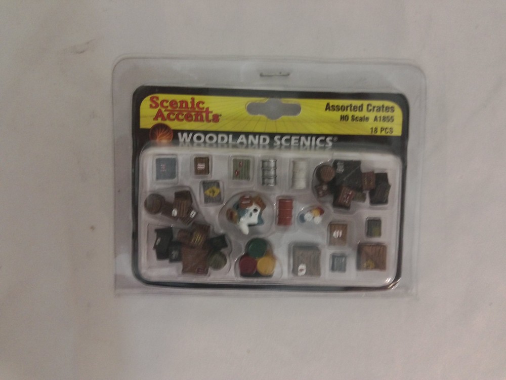 Woodland Scenics Scenic  HO Scale Assorted Crates A1855