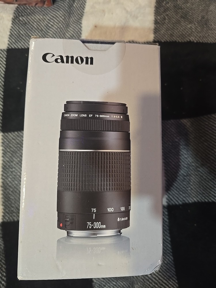 Canon EF 75-300mm f4-5.6 III Telephoto Zoom Lens for DSLR Cameras
