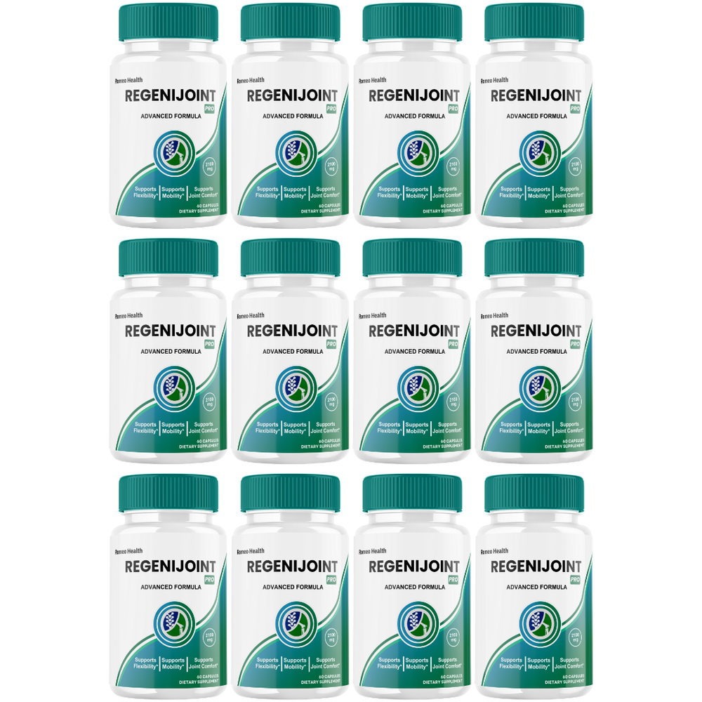 RegeniJoint - Official Regeni Joint Supplement Advanced Formula (12 Bottle)