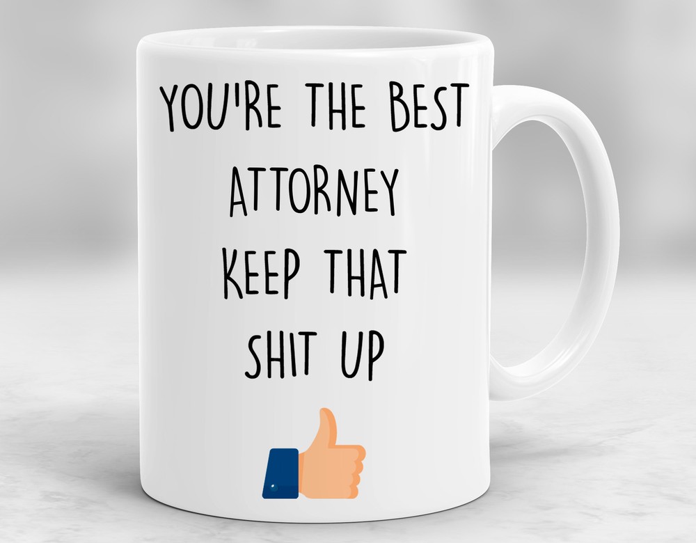Attorney Gift Coffee Mug for Lawyers – Custom Designed Legal Professional Cup P440