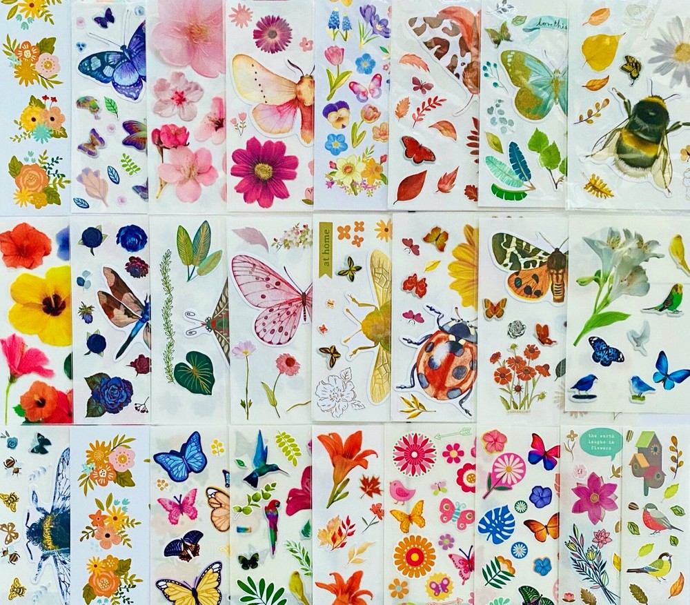 16+ Sheets | Wholesale Nature Sticker Lot Stickers