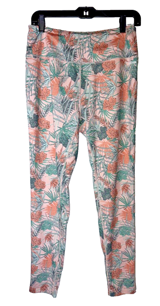 Reebok XL High-Waist Tropical Floral Leggings Polyester/Spandex