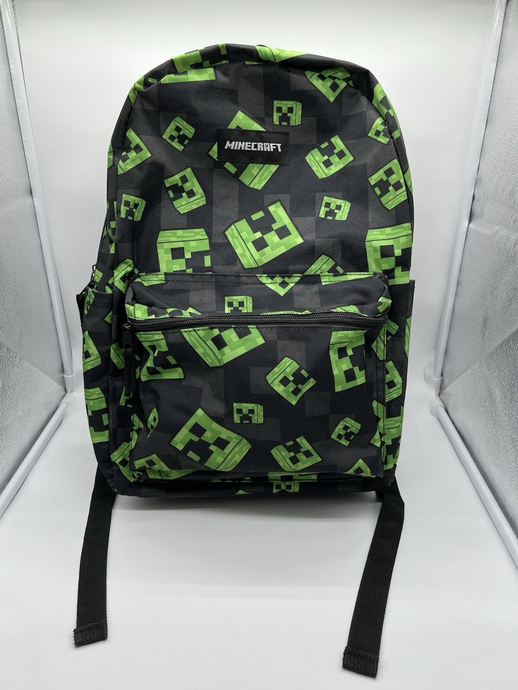 Minecraft Creeper School Backpack Book Bag 17