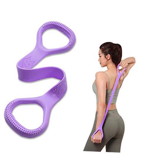 Figure 8 Fitness Resistance Band for Arm Back Training Elastic Ropes Barre Workout