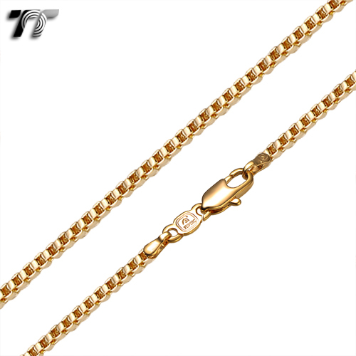 TT 2.5mm 18K Gold Filled Box Chain Necklace CF103SJ(2.5)-60cm