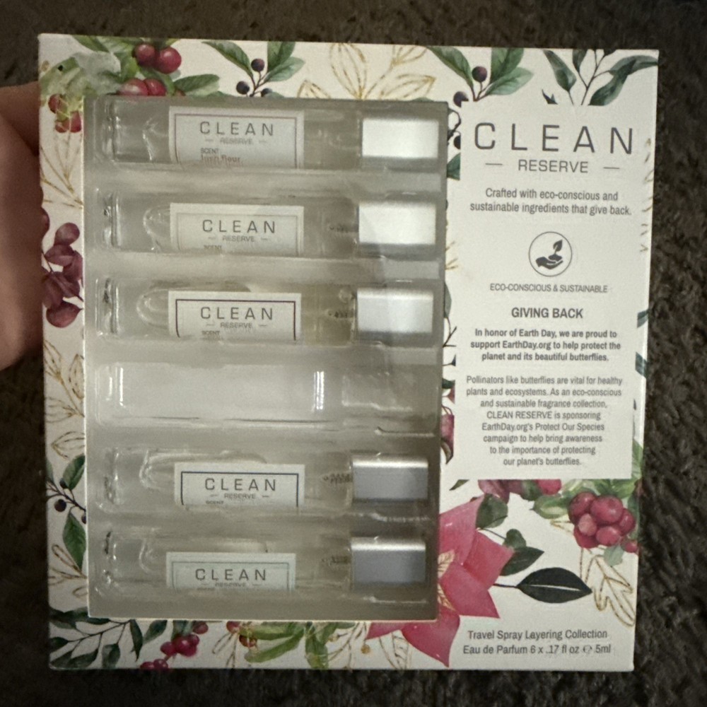 Clean Reserve Lush Fleur Eau de Parfum Spray 0.17 oz New -travel sprays