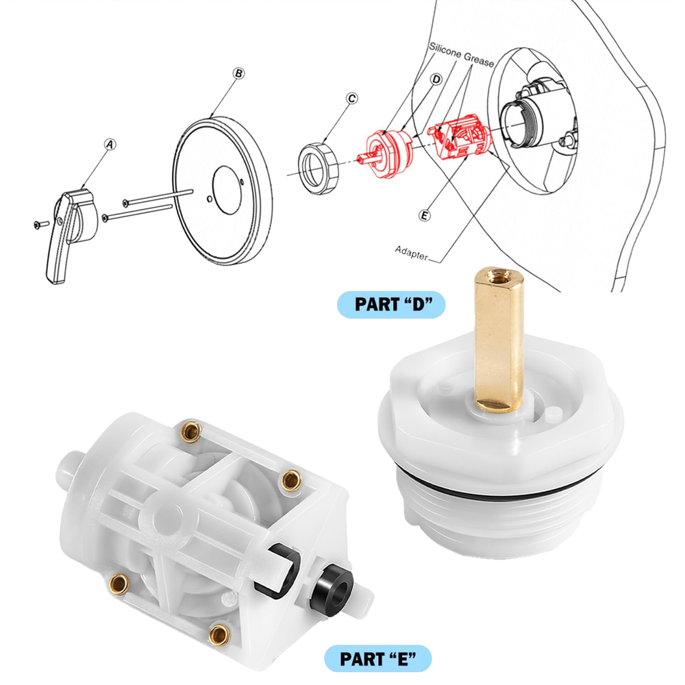 Powers Style 900-232 Shower Valve Cartridge Replacement Kit