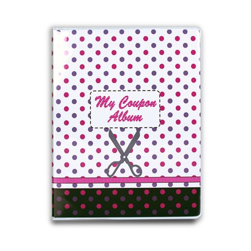 Ultra Pro Organizer Coupon Organizer Portfolio - Polka Dots New-image