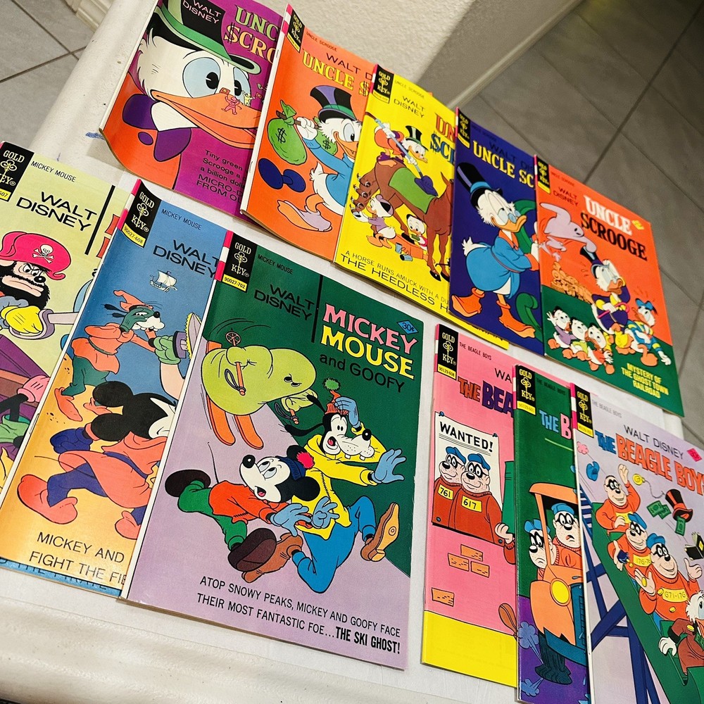 Walt Disney Lot of 29 Gold Key 1975-1977 High Mid and Low Grade See Description