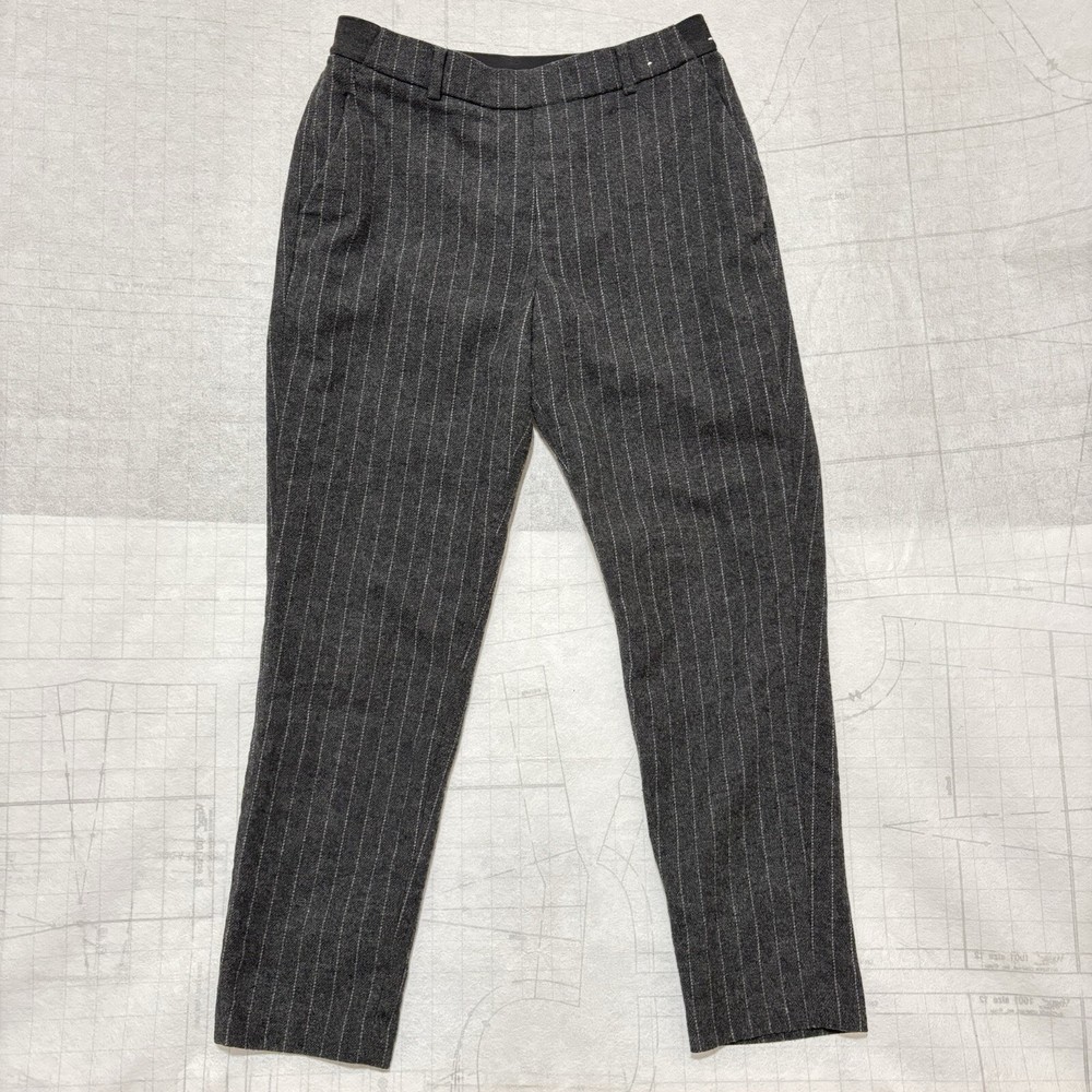 Uniqlo Lined Tweed Pants Women Small Wool Blend  Trousers Pants Pockets