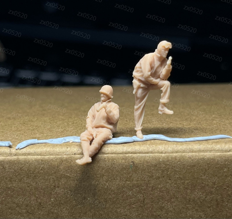 2Pcs 3D printed 1/72 WW II US 