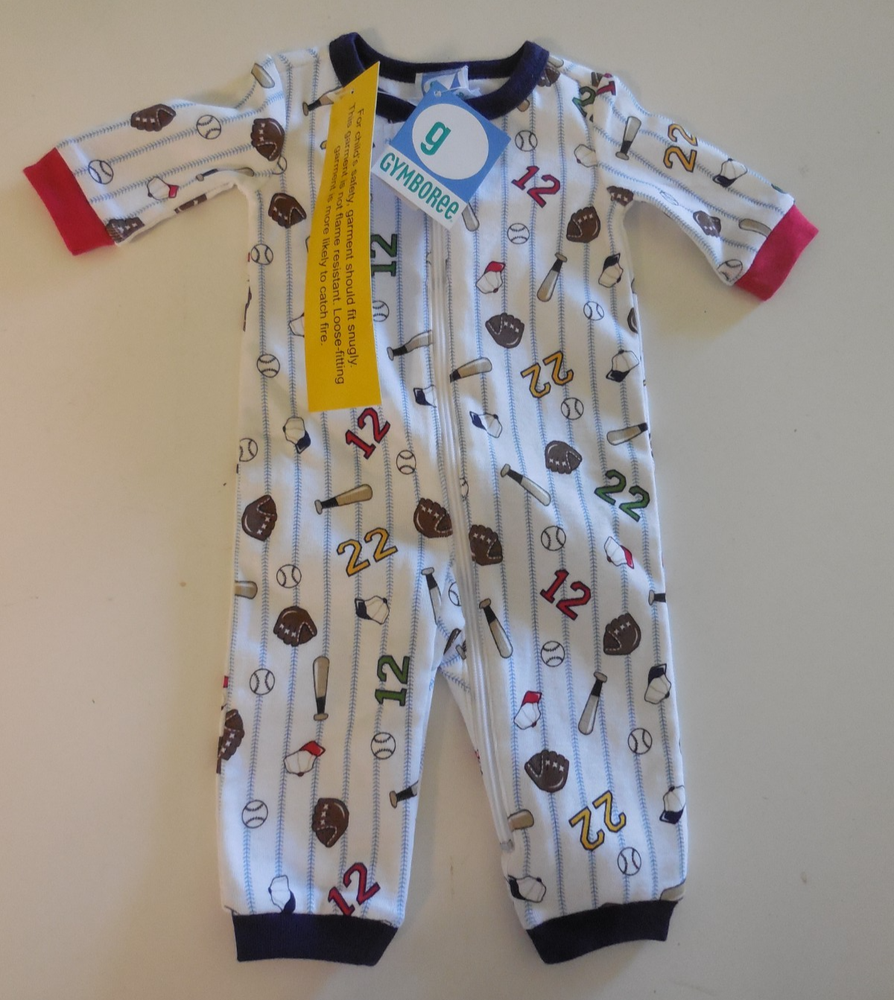 Baby Boy New Vintage Gymboree Baseball Sports Preemie Tagged