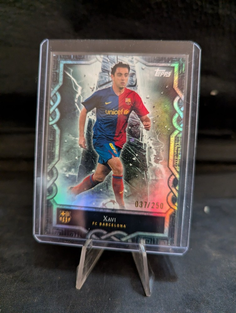 Xavi 2024 -2025 Topps Barcelona Team Set Monolith Insert /250