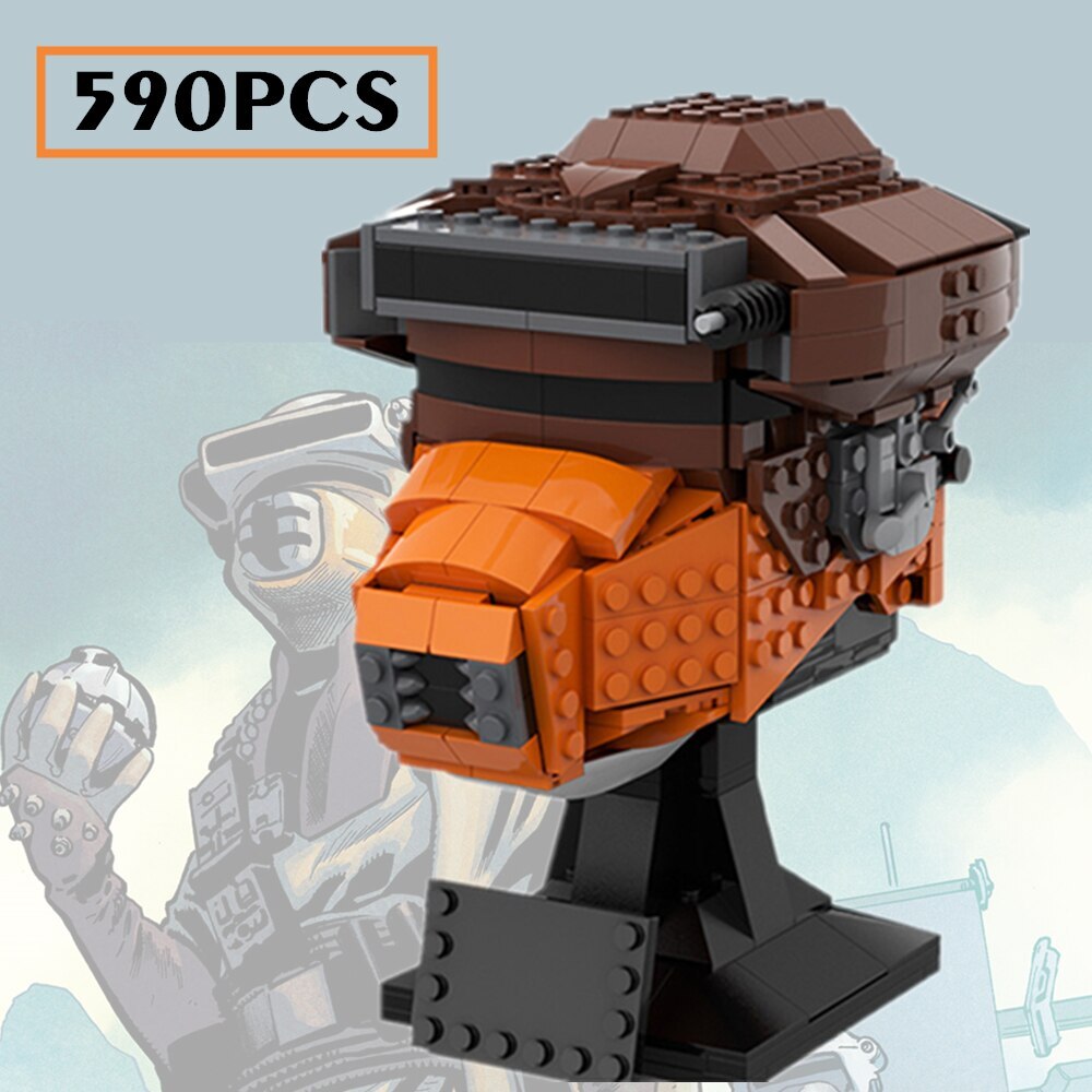 Star Wars Boushh Helmet Building Set Brick Model Collection Toy  