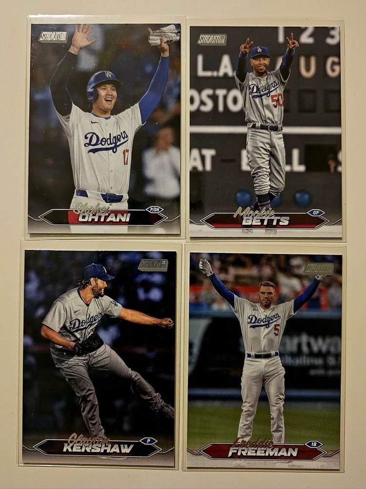 SHOHEI OHTANI-MOOKIE BETTS 2024 Topps Stadium Club ⚾️ LA DODGERS TEAM Lot 14