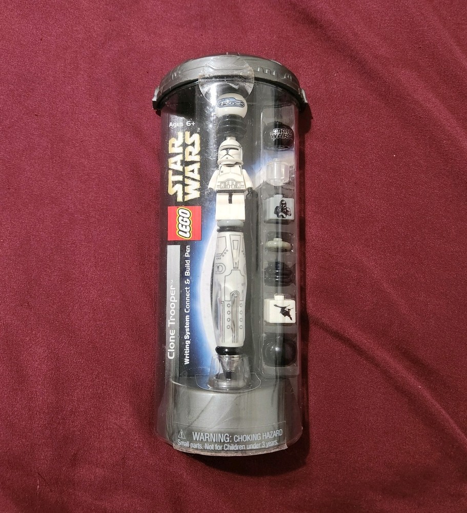 Lego Star Wars Retired Clone Trooper Minifigure Pen 1714 New Sealed 2002