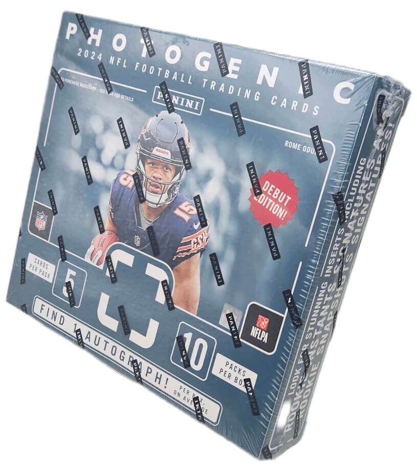 2024 Panini Photogenic Football Factory Sealed Hobby Box 10 Packs 1 Autograph