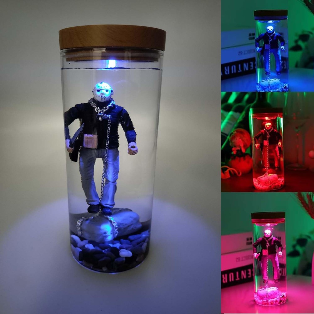2025 Jason Voorhees Lamp, Jason Voorhees Water Lamp, Horror Movie Decor, Horr...