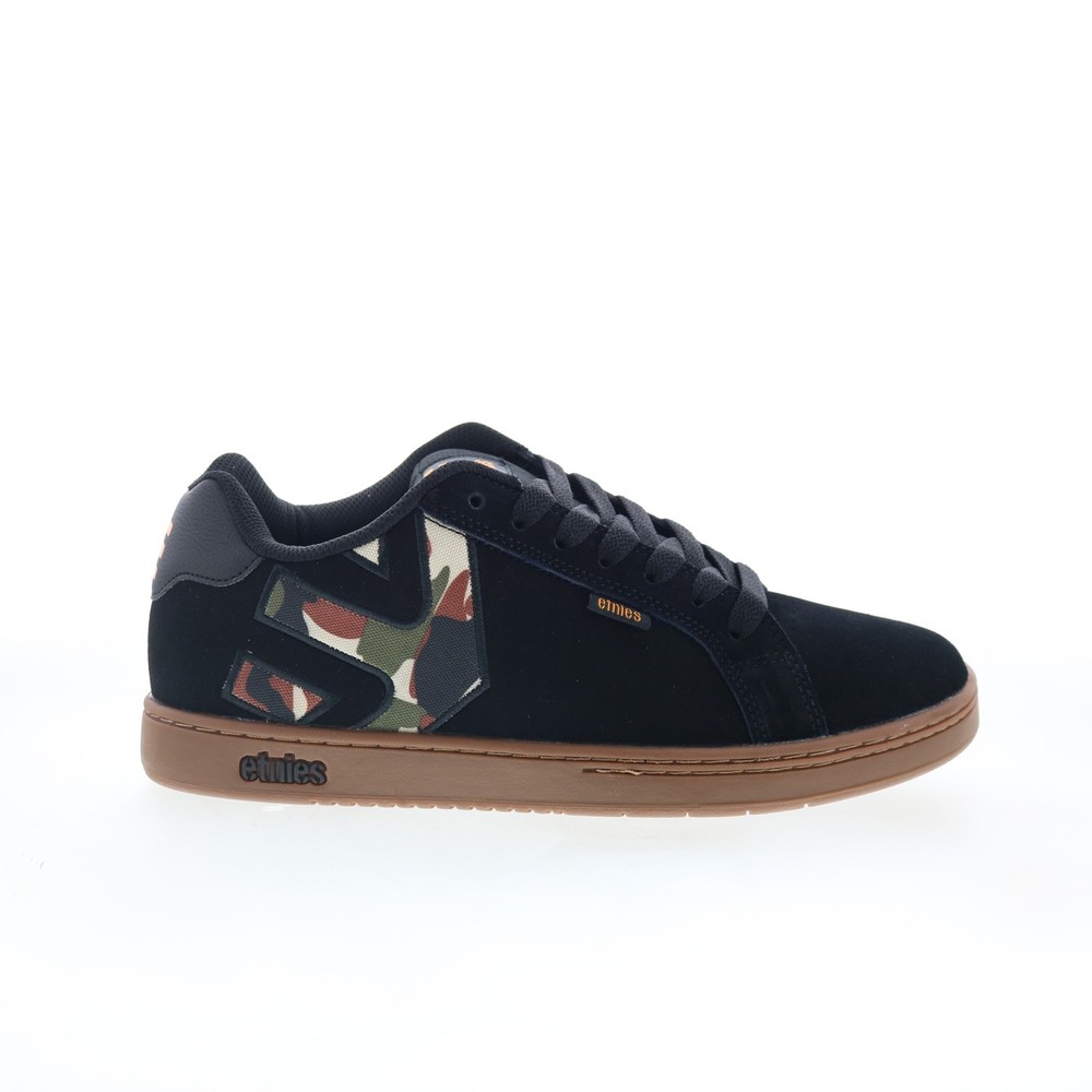Etnies Fader 4101000203343 Mens Black Nubuck Skate Inspired Sneakers Shoes