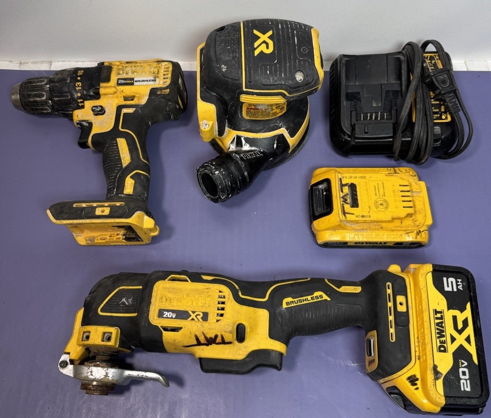 Pre-Owned DeWalt Cordless Combo Kit with Multi-Tool, Drill & Sander