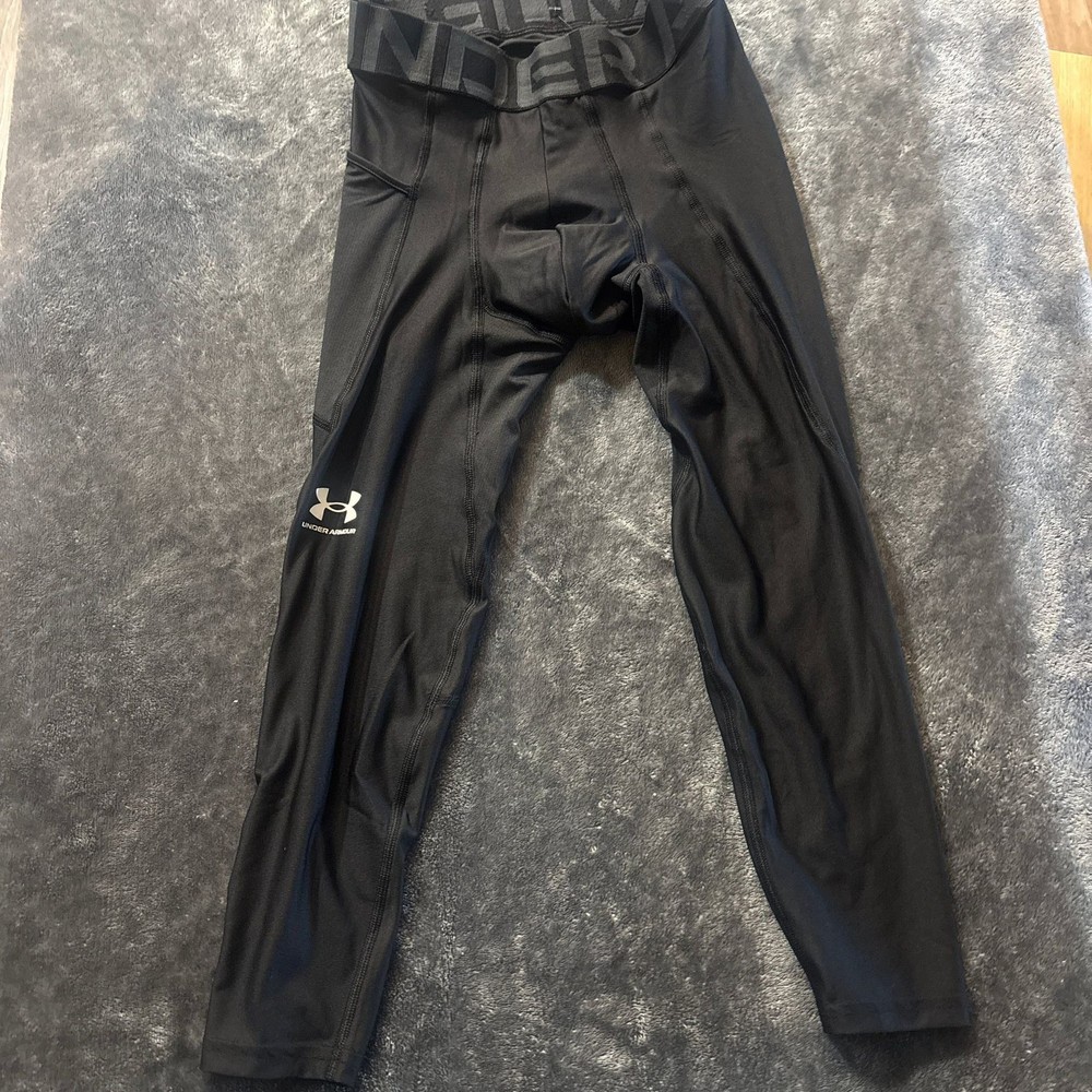 Under Armour Men's HeatGear Armour 3/4 Compression Leggings Black