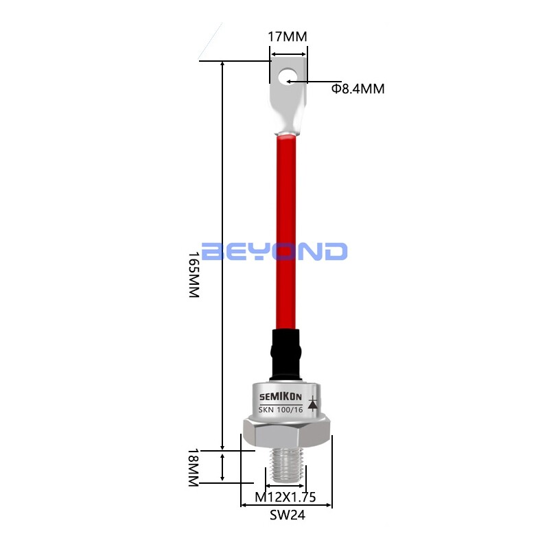 1PC NEW FOR Rectifier diode SKN100-16