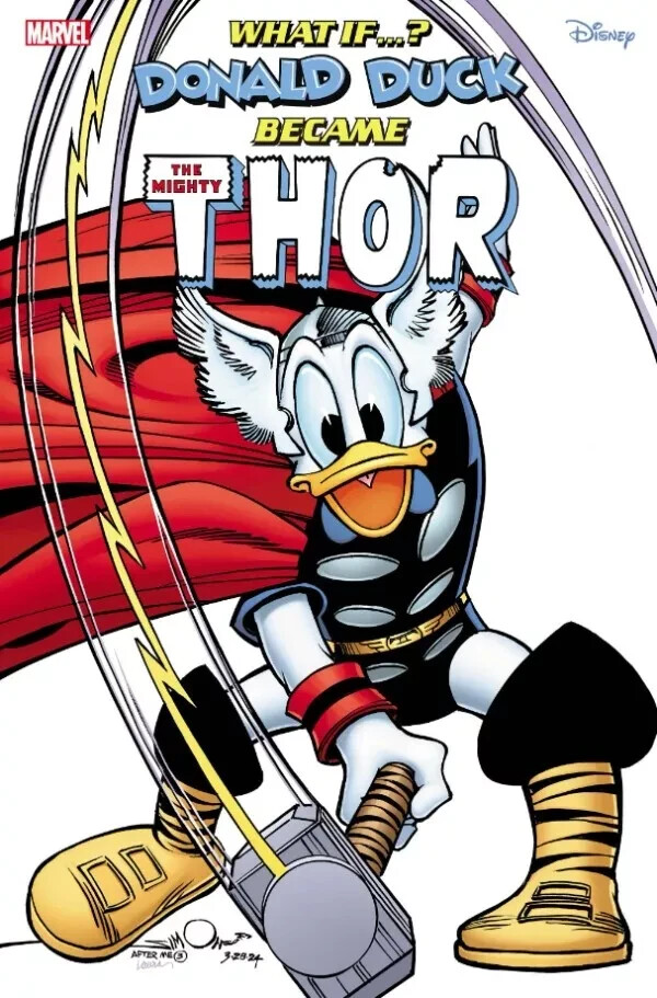 Donald Duck as Thor Simonson Variant NM Comic JJCS FL