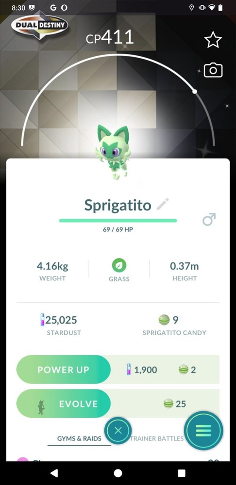 Shiny Sprigatito have Dual Destiny–themed Special Backgrounds -MlNl P T C