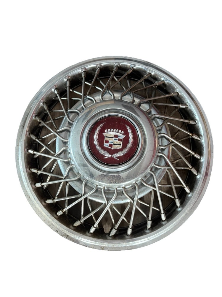 OEM Cadillac Seville Deville Fleetwood Eldorado 1986 1987 1988 WIRE Hubcap COVER