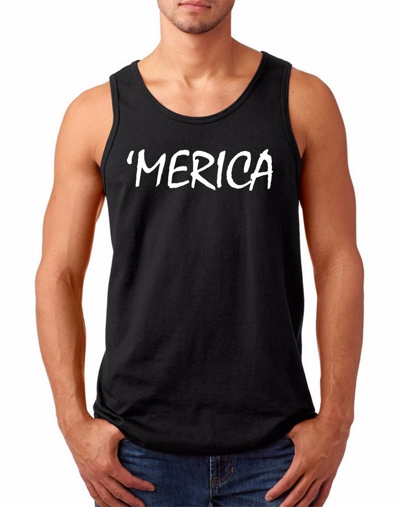 Patriotic USA Pride Merica #2 Mens Tank Top for Labor Day-image