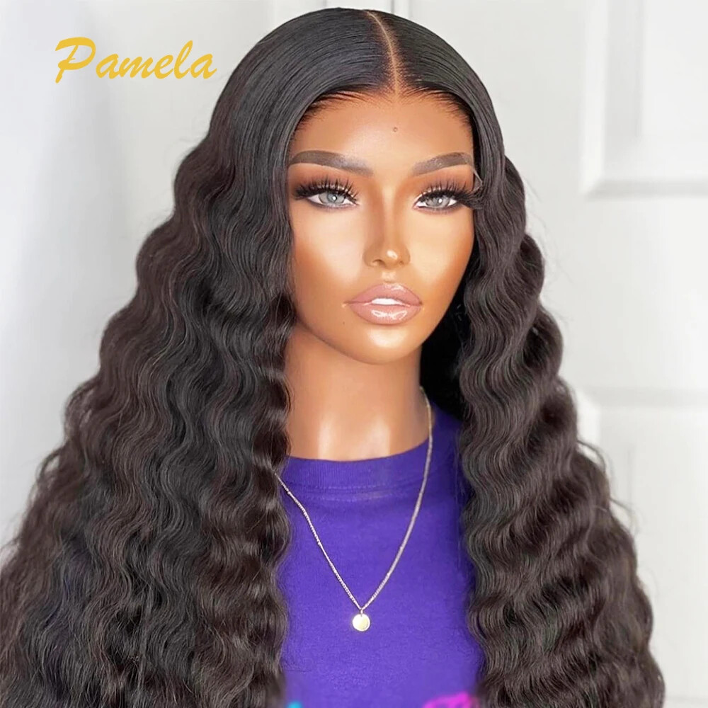 Brazilian Human Hair 4x4 5x5 Glueless Lace Closure Wig for Women Natural Straight