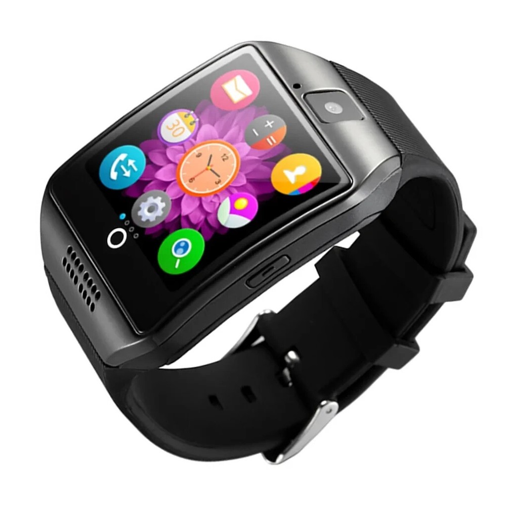 Bluetooth Smartwatch with Camera SIM Slot for Android iOS Samsung