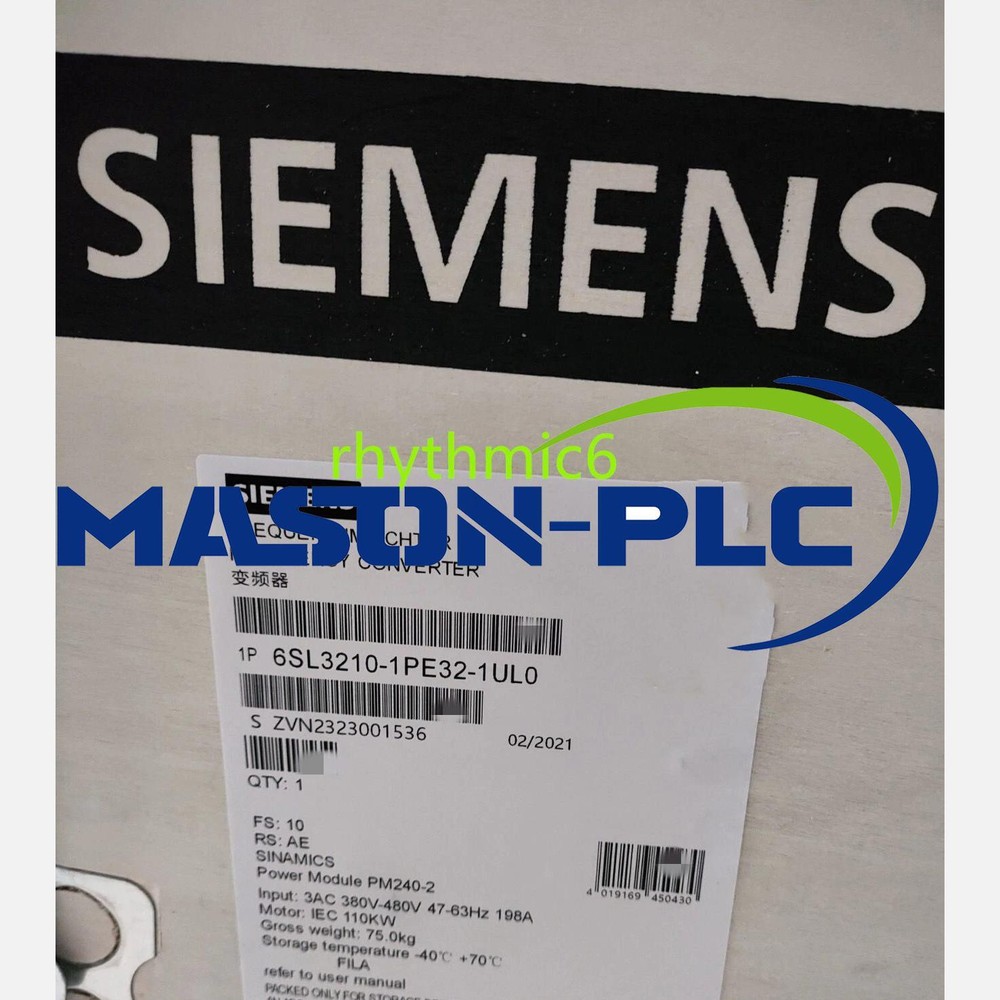 Brand New 6SL3210-1PE32-1UL0 frequency converter
